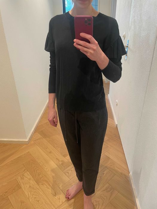 Szare elegnackie spodnie Massimo Dutti
