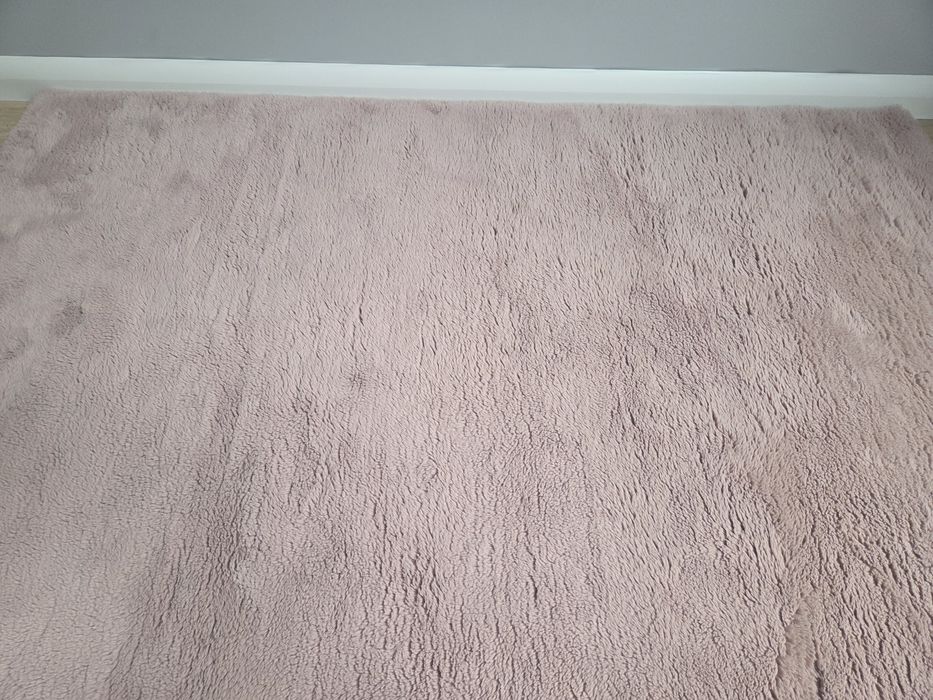 Dywan miękki pudrowy róż 120x160