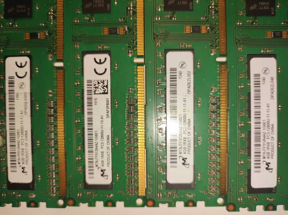 16GB RAM (4GBx4) ddr3 1600mhz