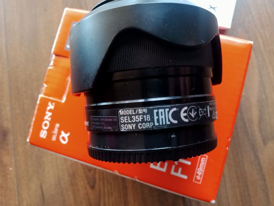 Obiektyw Sony Alpha SEL35F18 E35 F1.8 OSS E-mount 49mm