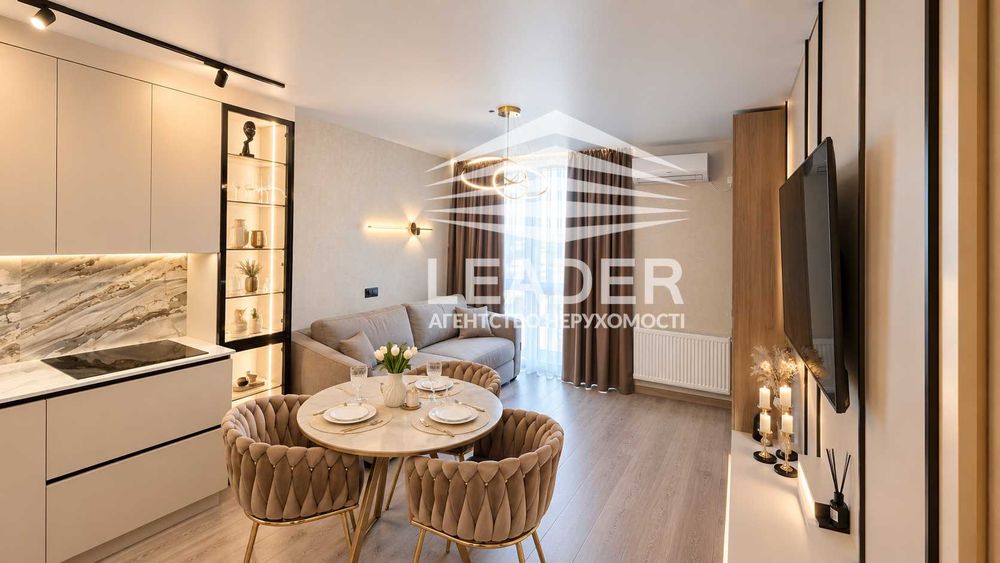 Продам 1к Елітний Жк"Central Park "-Центр міста!-ДИЗАЙНЕРСЬКА -Стильна з Панорамним балконом!