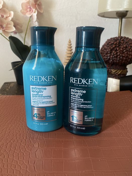 Shampoo e condicionador Redken para crescimento capilar
