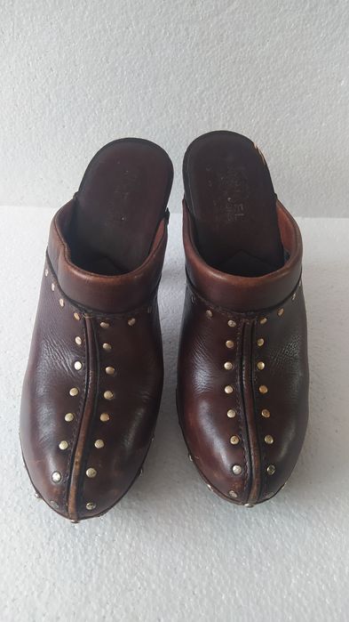 Drewniaki na obcasie Michael Kors r.36