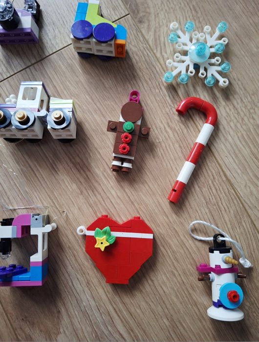 Bombki, zawieszki na choinkę Lego