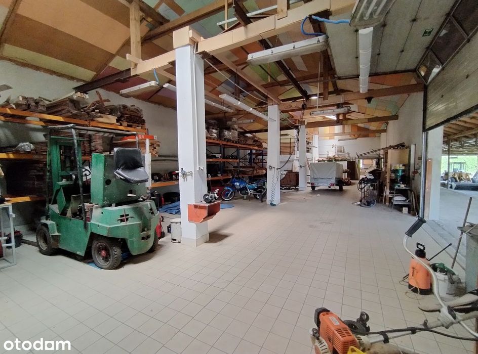 hala 400m2, plac 4000m, duzo zadaszeń