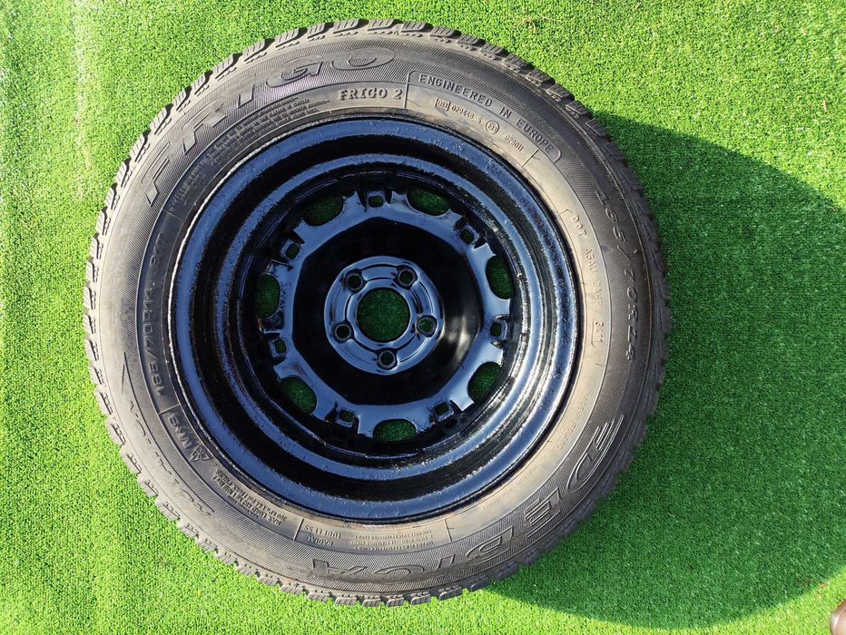 4xFelga stalowa 14, 5x100, Fabia.  Opony gratis.
