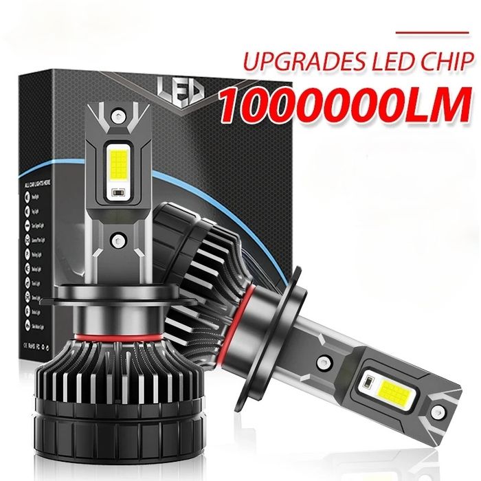 Потужні лед лампи h1 h3 h4 h7 h8 h9 h11 h15 hb3 hb4 hir2 hs1 canbus