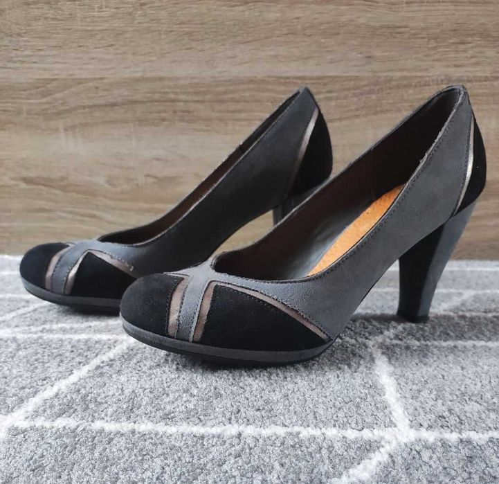 buty przejściowe na solidnym obcasie roz. 41