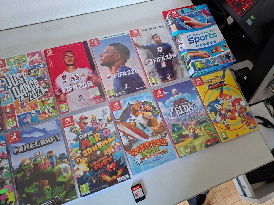 10 Jogos Nintendo Switch | Super Mario , Donkey Kong..*Ler descrição*