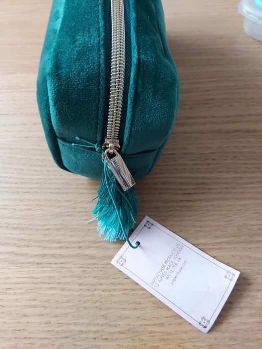 Nowa kosmetyczka piórnik saszetka Welur PaperChase