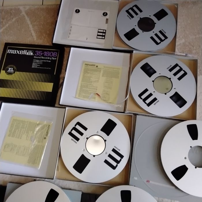 Bobines 26,5 Revox  maxell  TDK