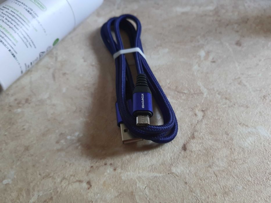 Ntonpower новый качественный micro USB кабель в оплетке (1 м)
