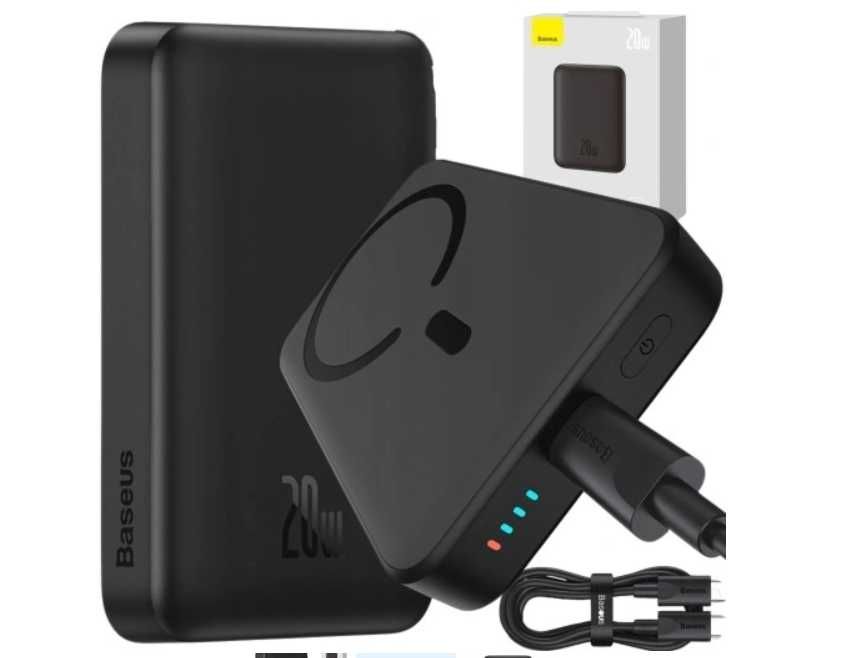 Power Bank BASEUS Szybki 10000MAH MAGSAFE Magnetyczny Do Telefonu