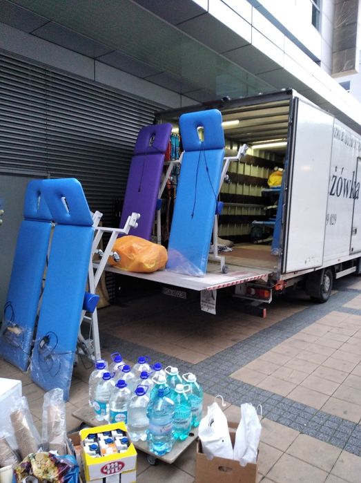 Przeprowadzki, GRATIS kartony transport z windą wnoszenie montaż mebli