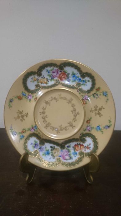 Porcelana Camile Le Tallec - Pote com tampa e Prato /Troco