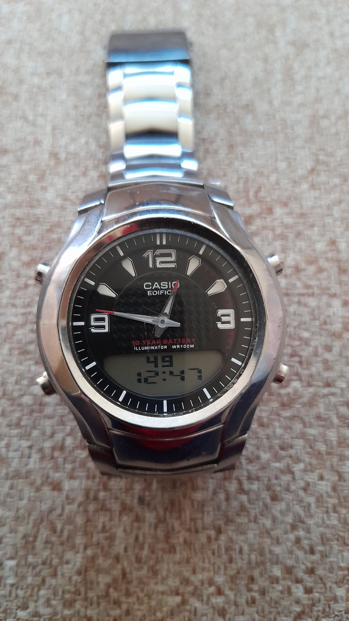Zegarek M ski Casio Edifice EFA 112 Illuminator Wr 100 Radom OLX.pl