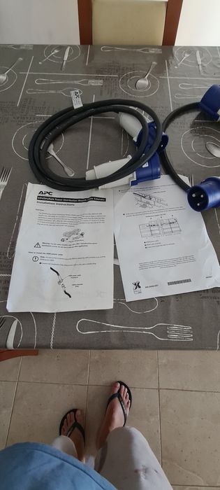 Lote de 2 Cabos Extensores APC InfraStruXure PDM -