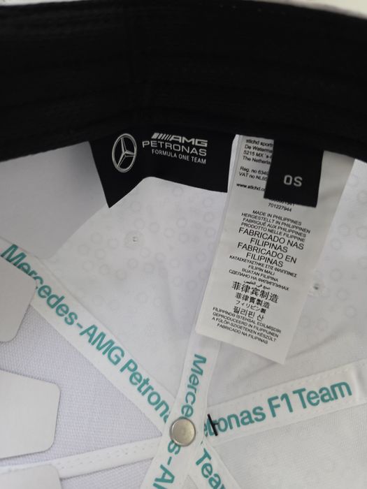 czapka Mercedes AMG Petronas Formula One Team 2024, F1, biała
