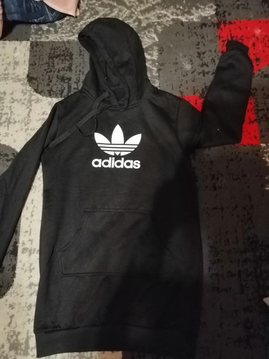 Bluza długa z kapturem