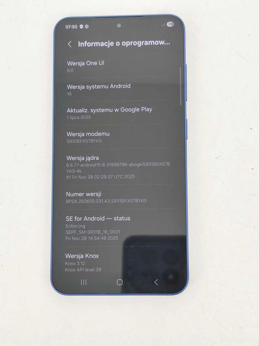 Telefon Samsung Galaxy  S25 12/128 gb wolny rynek Lublin