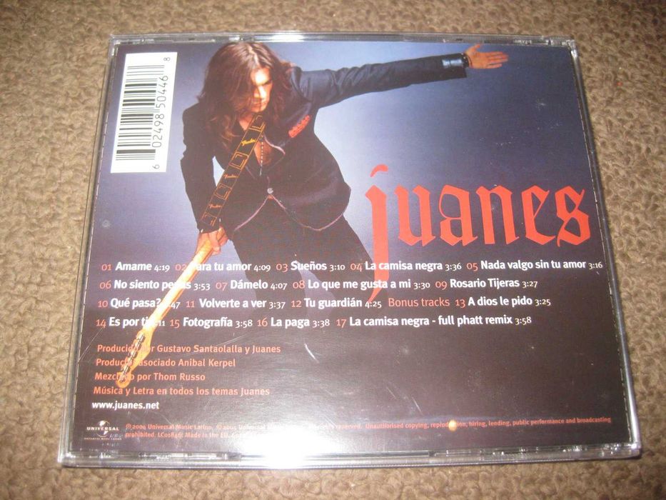 CD do Juanes "Mi Sangre" Portes Grátis!