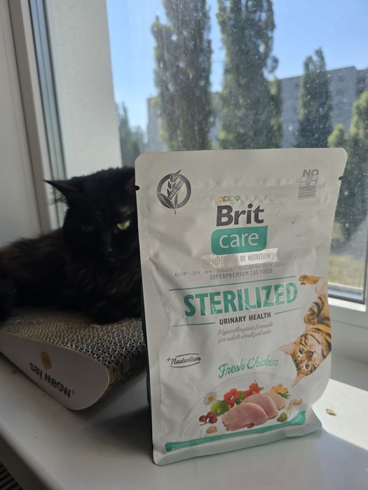 Корм Brit Care Cat GF Sterilized Urinary Health курка 400 г для стерилізованих котів, сухий