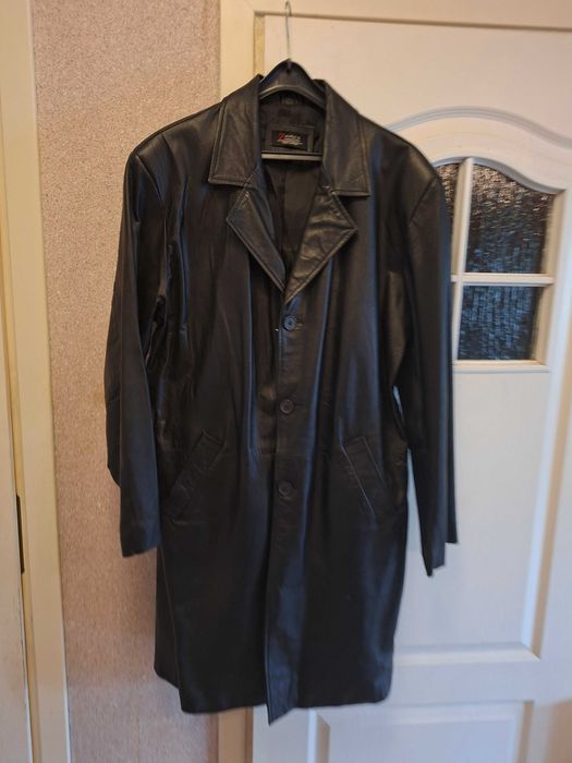 Płaszcz ze skóry naturalnej jak nowy, prawie nieużywany F-my Zahra's Colection.