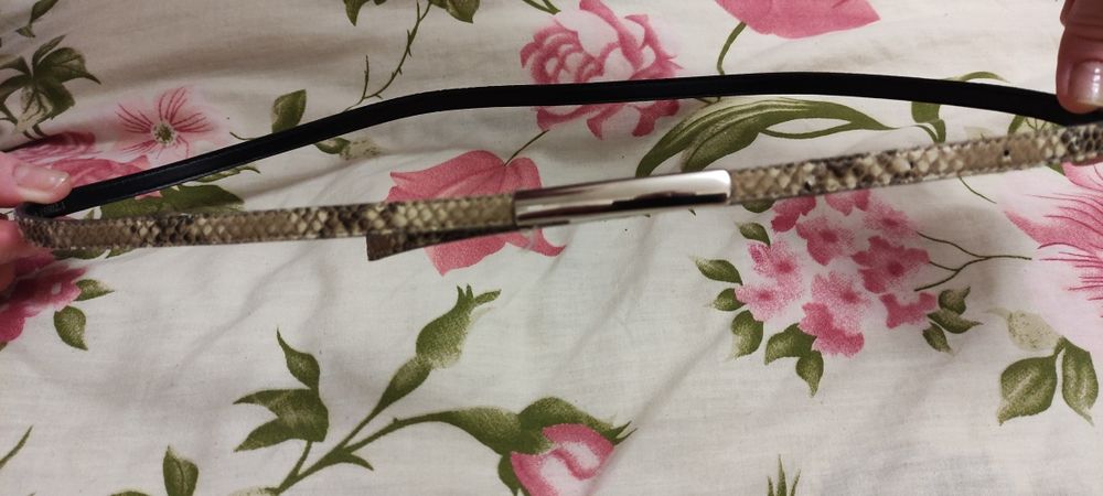 Поясок із шкіри пітона RIVER ISLAND