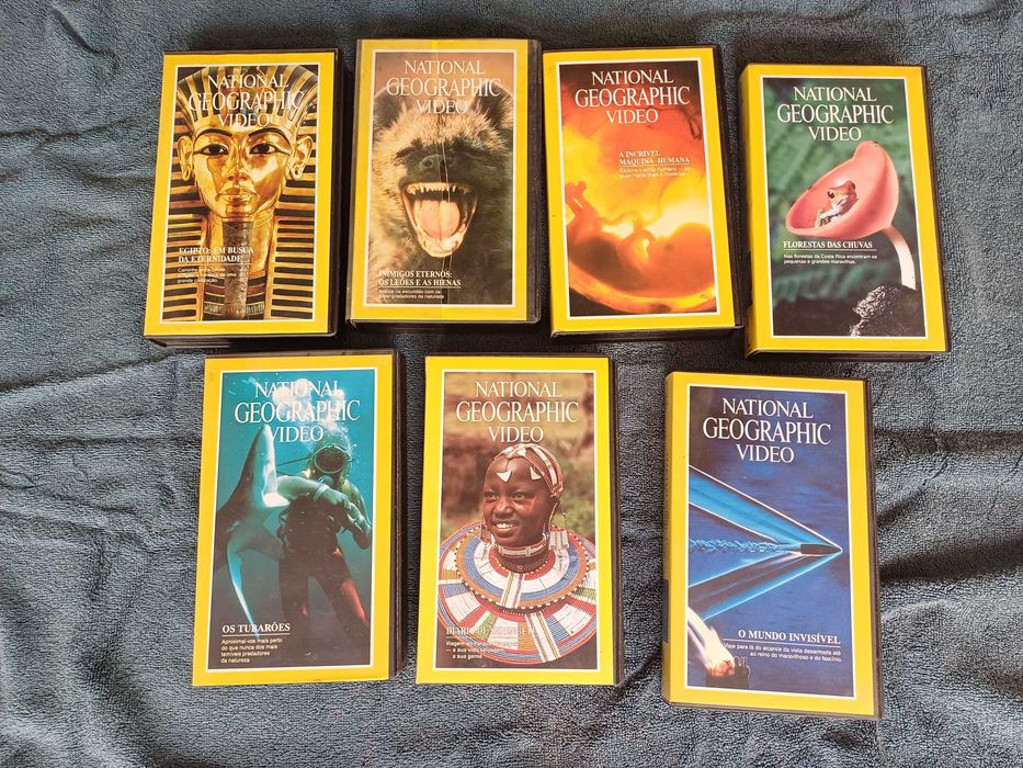 Cassetes VHS - National Geographic