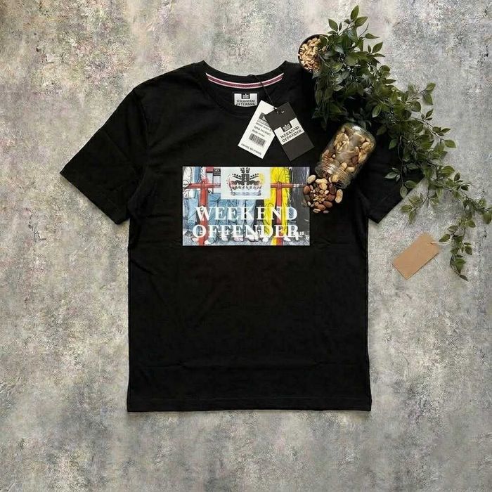 Футболка черная Weekend Offender Prison (XS S M L XL XXL)