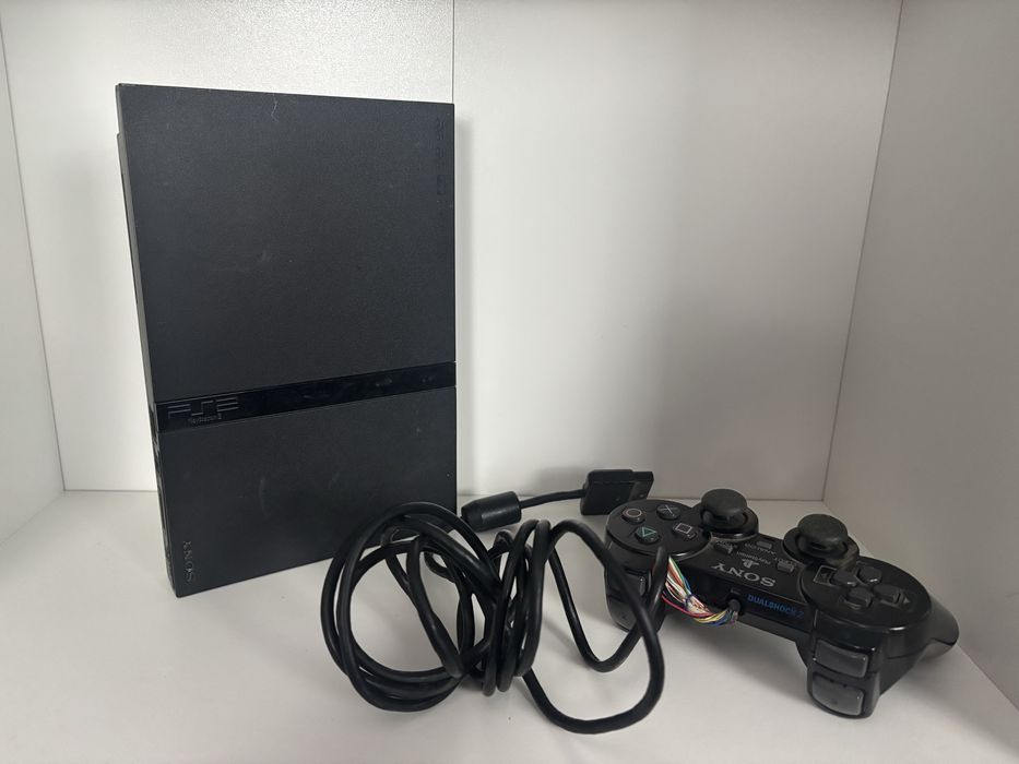 Zestaw PS2 Slim SCPH-77004 Pad 3 gry