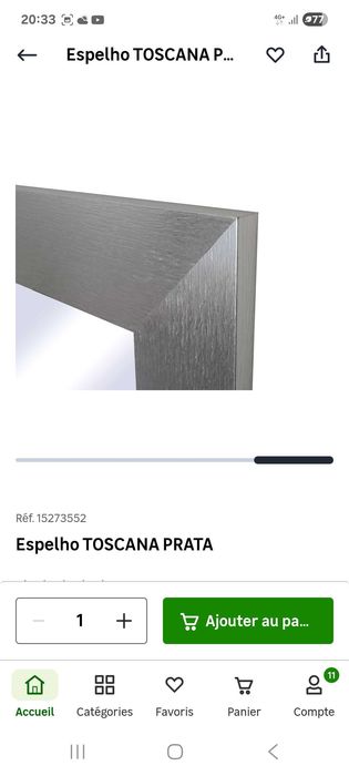 Toscana Silver Mirror64861407307521122