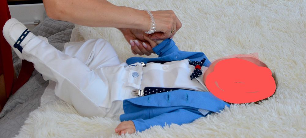 Ubranko na chrzest 68 -74. Zestaw abrakadabra