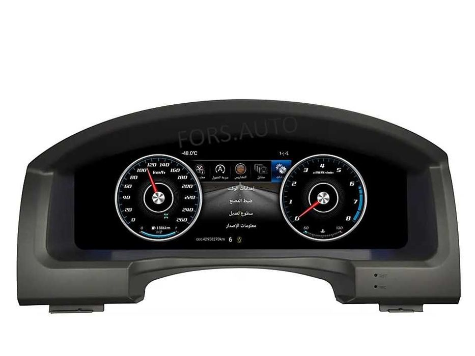 Цифрова панель приладів Toyota Land Cruiser 200, Toyota 4Runner, Toyota Land Cruiser Prado, активний інформаційний дисплей.