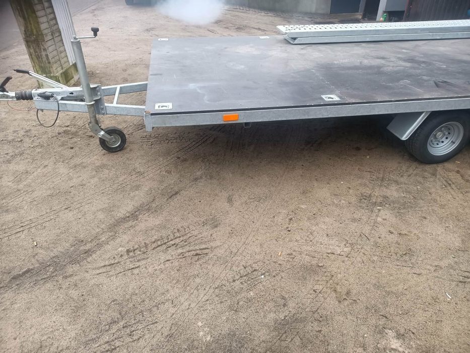 Przyczepa Ciężarowa plus najazdy, gwarancja