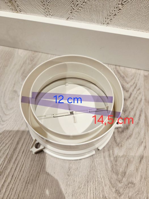 Szczelna klapa zwrotna zawór zwrotny klapowy do wentylacji rekuperacji