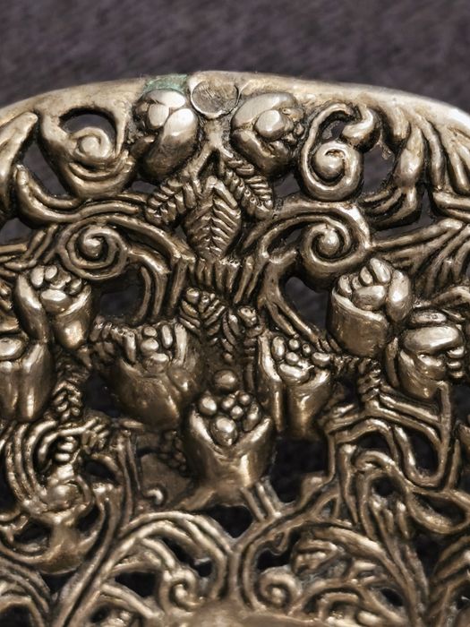 Misa miska patera naczynie ozdobne vintage, pięknie zdobione