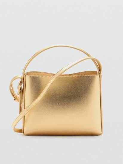 сумка женская золотая Mango Скидка!
