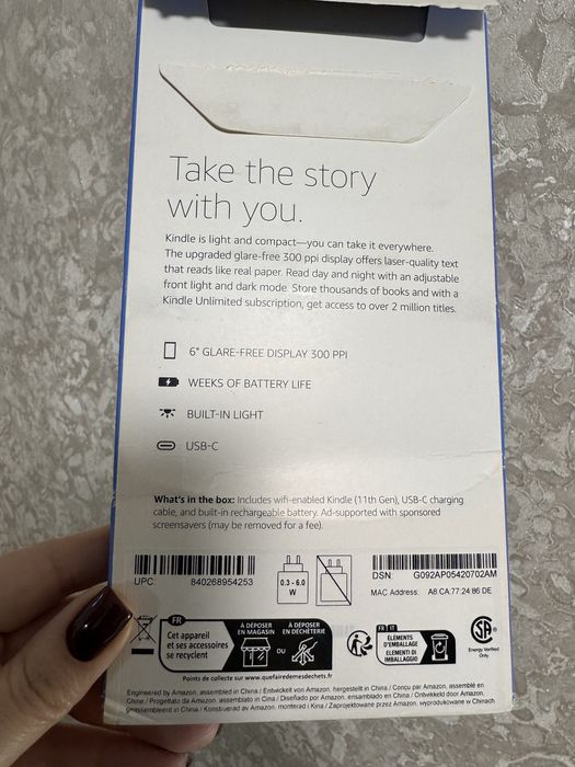 Електронна книга Amazon Kindle basic 11 gen 16gb