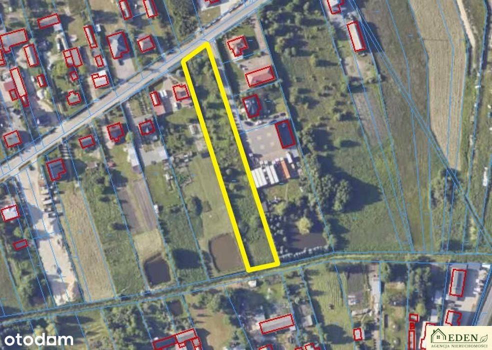 Sprzedam atrakcyjną działke o pow. 3671 m² w  Gołaszynie pod Łukowem