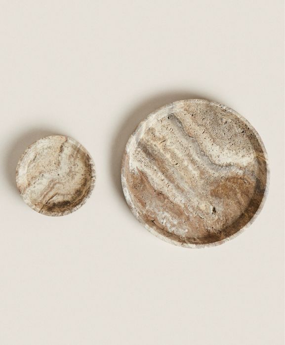 Bandeja Redonda Mármore Zara Home NOVO