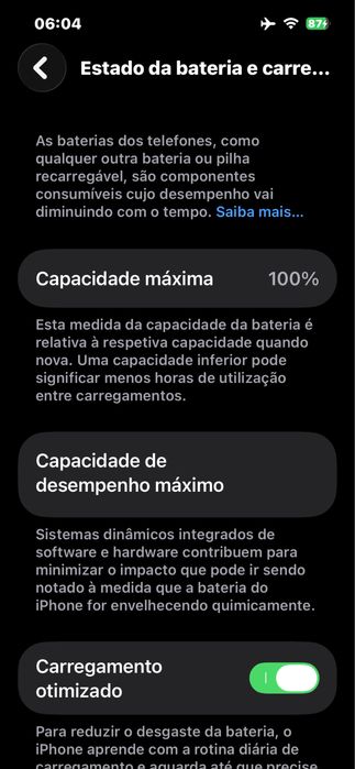 iphone 13 pro azul com bateria 100%