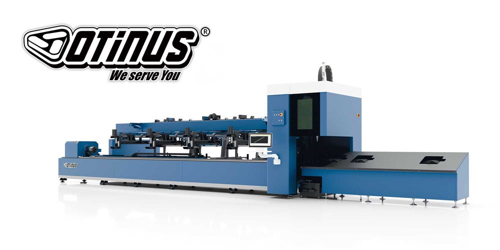 Wycinarka fiber obrotnica laserowa do rur i profili + podajnik 3kW