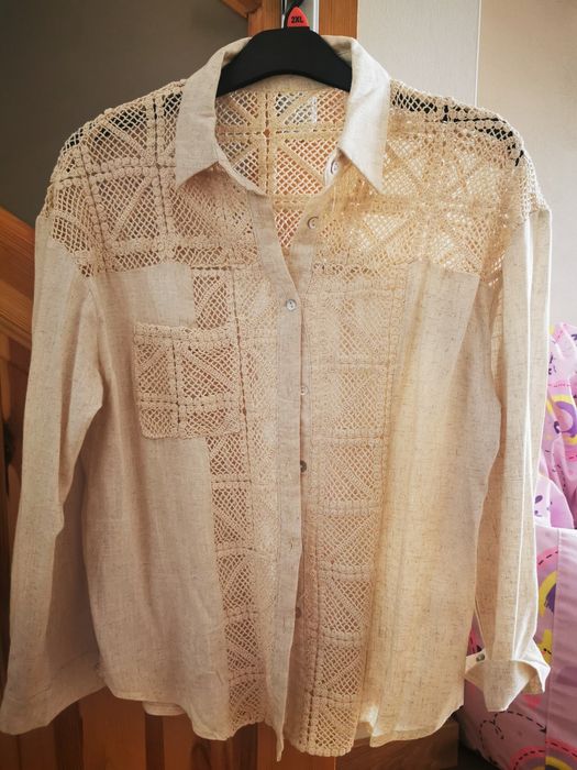 Nowa koszula z koronką