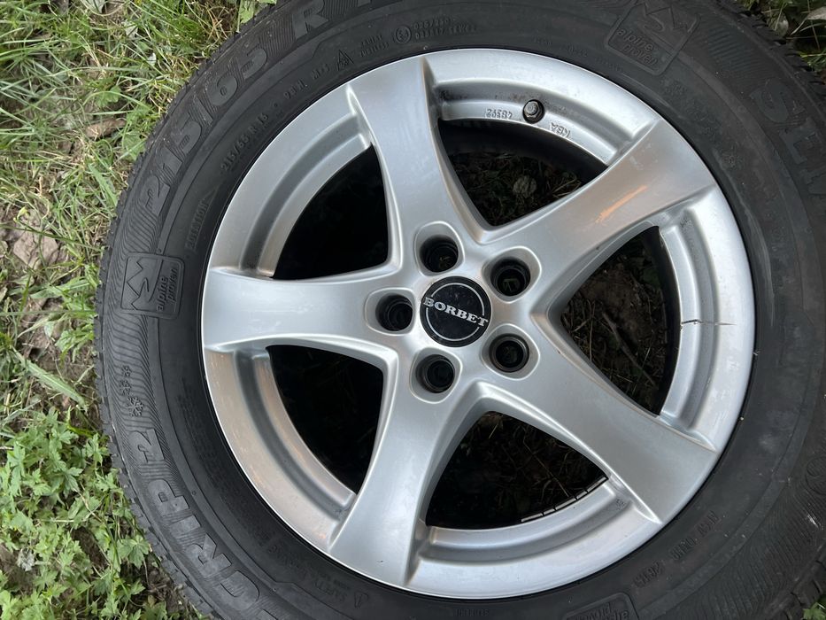 Диски титани комплект R 16 Borbet розболтовка 5/105 Chevrolet Opel