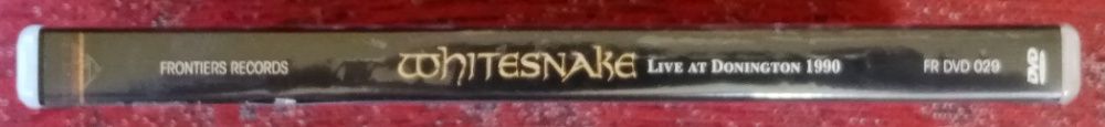 WHITESNAKE – Live At Donington 1990 [DVD coleccionável, muito raro)