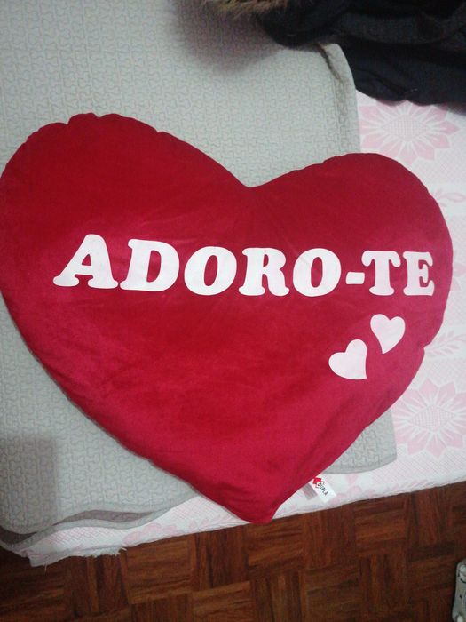 Almofada nova coração Funny e almofada zebra