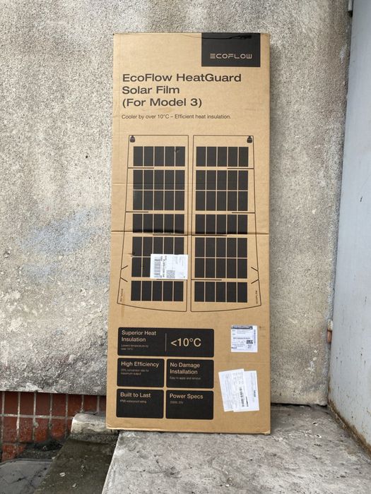 Солнечная панель для Tesla Model 3 EcoFlow HeatGuard Solar Film