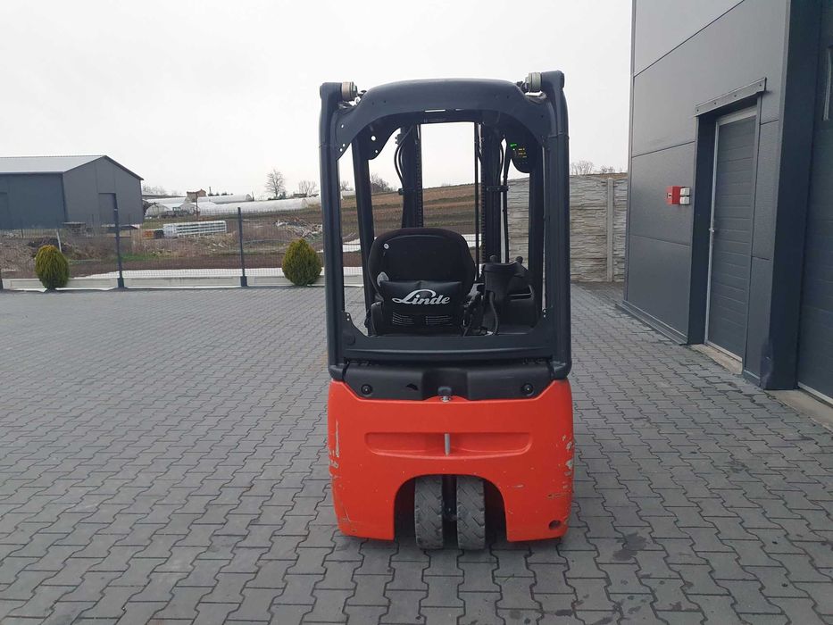 Wózek widłowy LINDE E12-02 Triplex Pozycjoner Wolny SKok E14 E16 E18