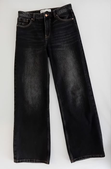 Bershka jeansy staight europejskie 36